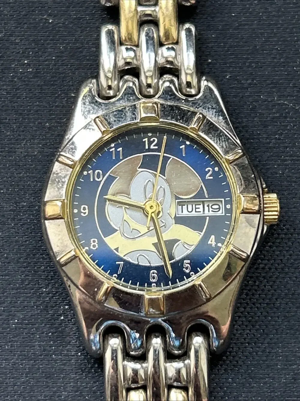 Disney Mickey Mouse Two Tone Women’s Quartz Watch